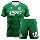 All Sports,昇華 サッカー ユニフォーム,上下セット,緑,オリジナル ユニフォーム